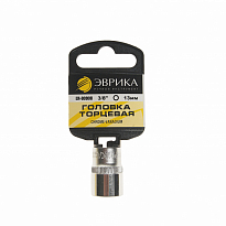 Головка торцевая 13мм 3/8"DR 6-гранная (держатель) ЭВРИКА 1/360